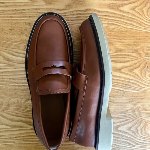 Zara brown moccasins size 45 like new
