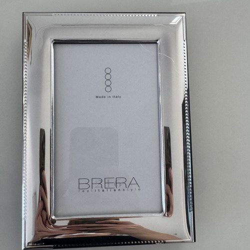Brera Italian silver photo frame new with box
