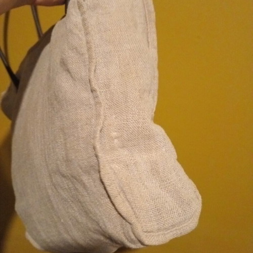 Laura Ashley vintage tote bag 100% linen, new