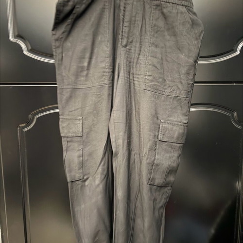 Zara cargo pants used, black, size L