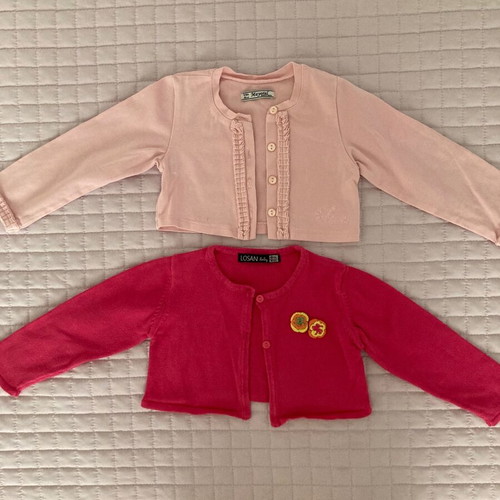 Baby bolero pack of 2, Mayoral 86cm and Losan 80cm, like new