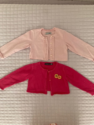 Baby bolero pack of 2, Mayoral 86cm and Losan 80cm, like new