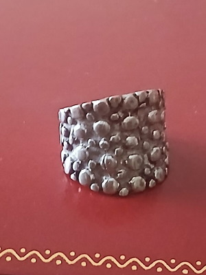 Large 925 silver ring, 18mm, 10 grams