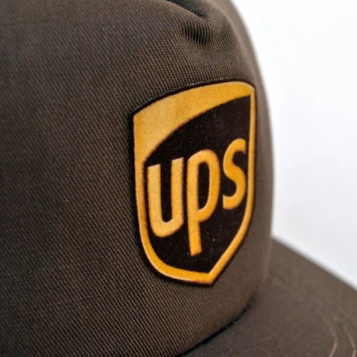 UPS Brown Hat like new, one size, polyester cotton