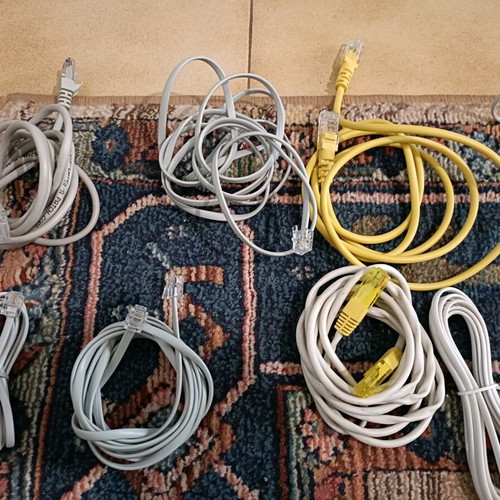Cables used, various types