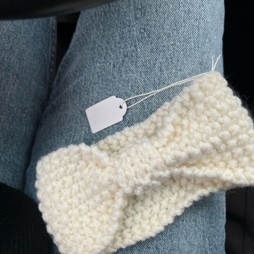 Knitted children's headband handmade new