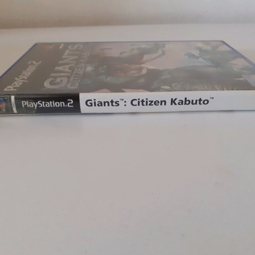 Giants Citizen Kabuto PlayStation 2 game used with case and manual
