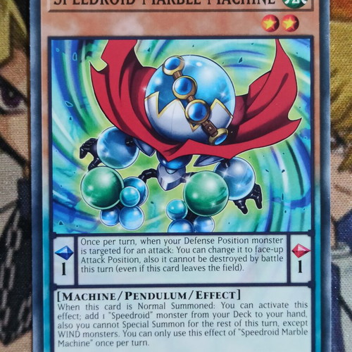 Speedroid Marble Machine κάρτα εφέ Yu-Gi-Oh!