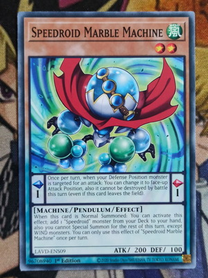 Speedroid Marble Machine κάρτα εφέ Yu-Gi-Oh!