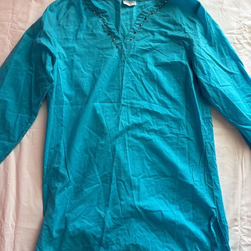 Blue beachwear dress like new