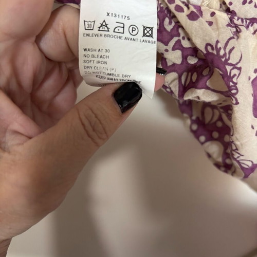 Ikks draped neckline dress used, size M