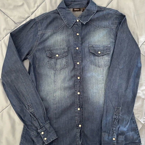 Esmara denim shirts size S like new blue pack of 2