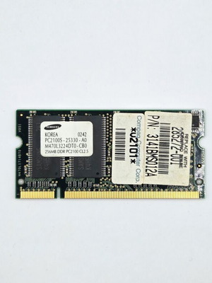 Samsung 256MB DDR SO-DIMM PC2100 266MHz Laptop RAM like new