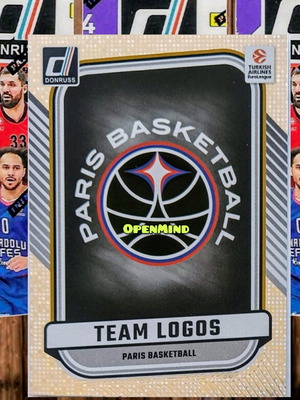 Κάρτα Team Logo Press Proof Paris Basketball Donruss Euroleague 2024-25