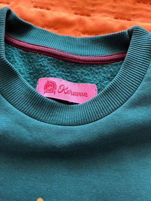 Karavan sweatshirt like new, green, one size