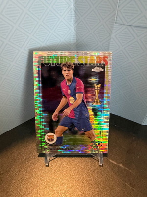 Topps Chrome UCC 2024/25 #196 Pau Cubarsí Barcelona Future Stars κάρτα