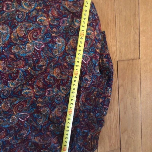 Women's long Mango shirts like new, size M/L, paisley pattern