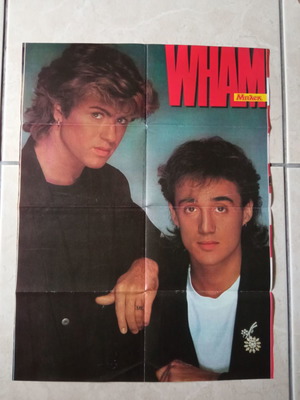 Wham double-sided poster used 52x40 cm