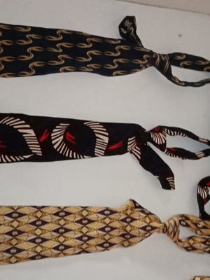 Vintage ties, set of 3