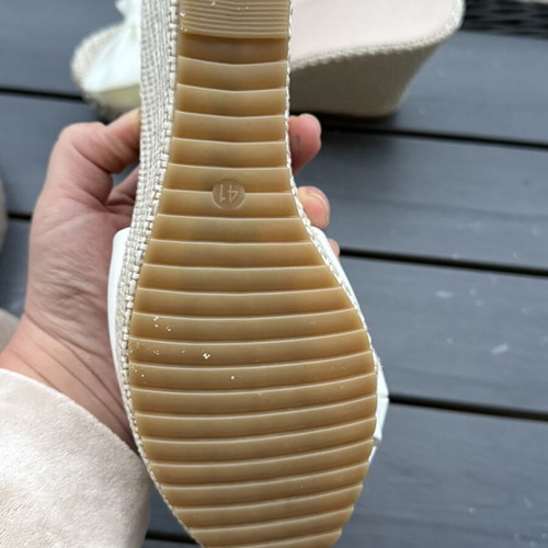 White platform sandals shoes like new, size 41