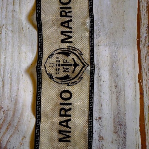 Mario N & F heat transfer patch new, size 26x8 cm