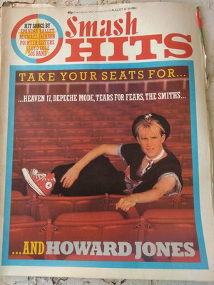 Smash Hits magazine used, 16-29 August 1984, English