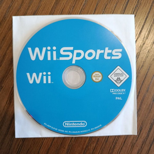 Wii Sports game disc used for Nintendo Wii