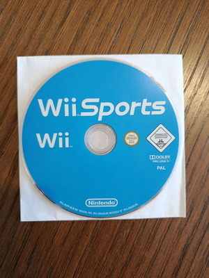 Wii Sports game disc used for Nintendo Wii