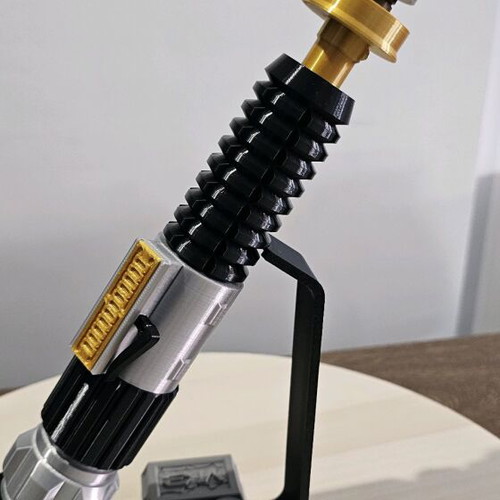 Star Wars Luke Lightsaber 3D Printed New with Display Stand