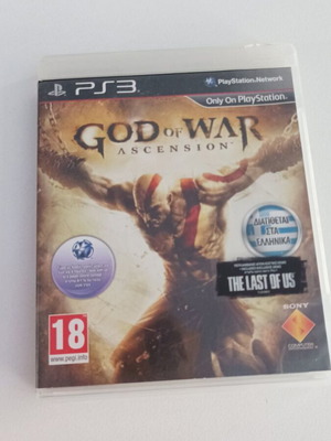 God of War Ascension PS3 used with slight case wear