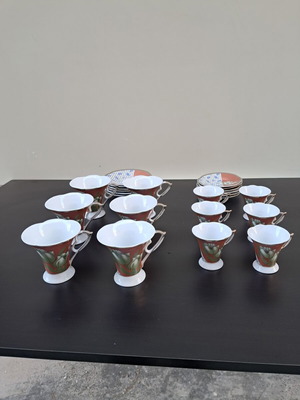 Coffee Glasses Set 12 Pieces like new