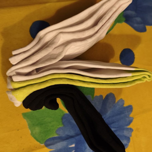 Socks new, pack of 3 pairs, size 43/46, multicolor