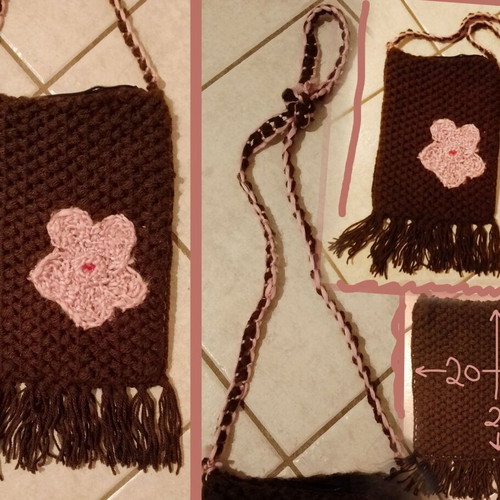 Girls' bag set with shoulder, fabric, knitted, plush, and unicorn waist bags