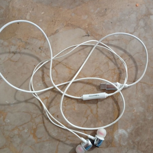 Wired headphones used