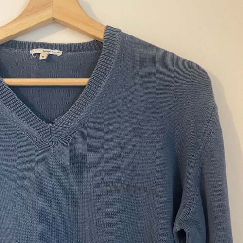 DKNY knitted sweater size M used, blue