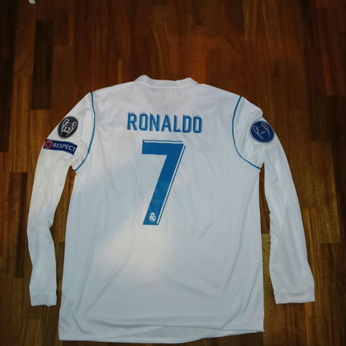 Real Madrid Ronaldo #7 Champions League Final 2017-2018 jersey