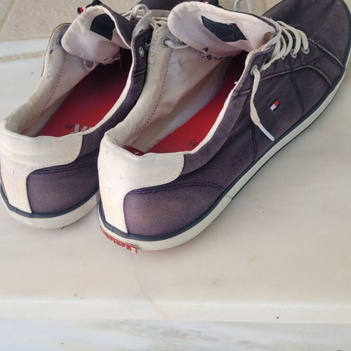 Hilfiger men's sport shoes size 44 lightly used, dark blue