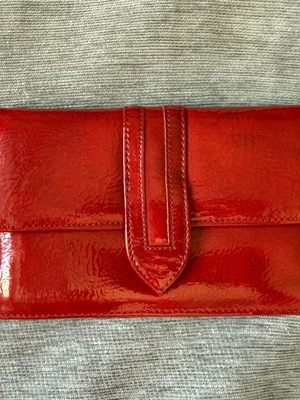 Cacharel Lipstick Red wallet with cardholder
