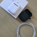 Apple AirPods Gen 1 with box, charging cable and case