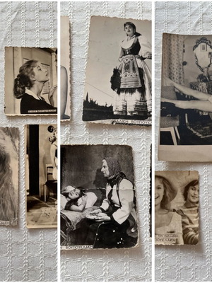 Αλίκη Βουγιουκλάκη vintage φωτογραφίες ταινιών, σετ 12