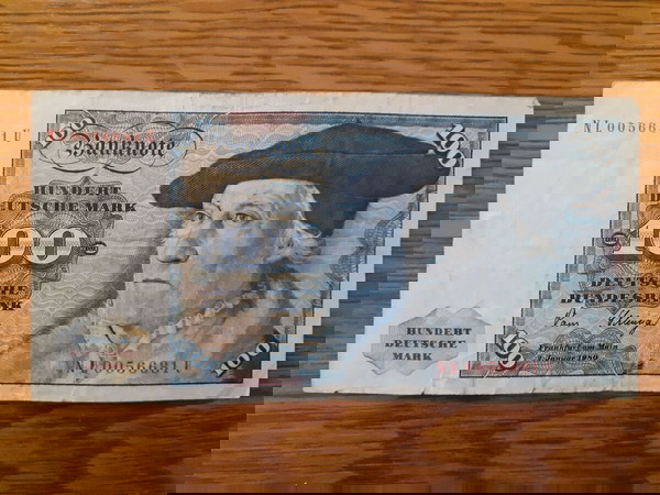 ΣΠΑΝΙΟ ΣΥΛΛΕΚΤΙΚΟ !!! ΓΕΡΜΑΝΙΑ 100 ΜΑΡΚΑ (02/01/1980) - GERMANY 100 MARKS (02/01/1980) P# 22 VF