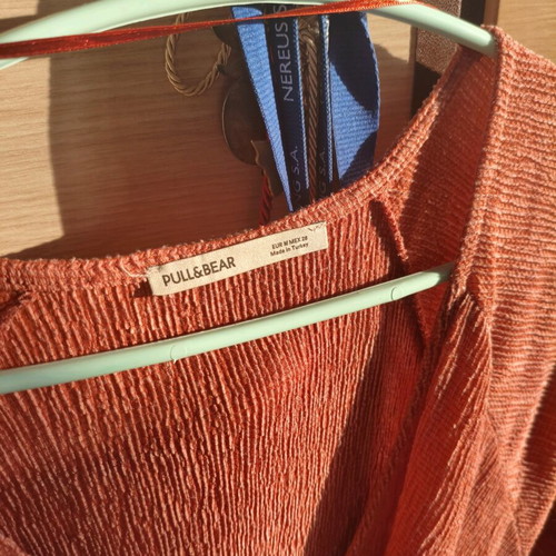 Pull & Bear dress medium like new, crinkled fabric