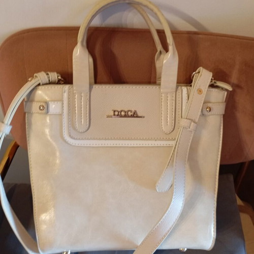 Doca crossbody bag like new, beige, summer style