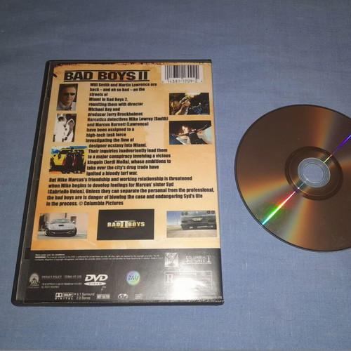 Bad Boys 2 DVD used, action with subtitles