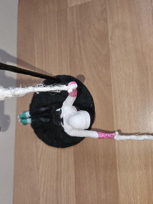 Handmade Spidergirl figurine for home decoration