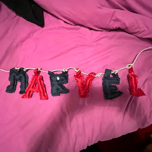 Handmade Marvel Banner for Room Decoration