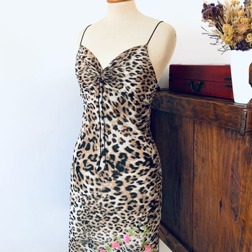 Vintage Veloudakis dress like new, asymmetric design