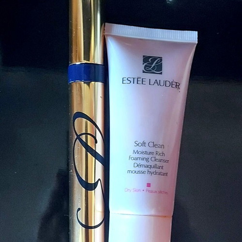 Estée Lauder Sumptuous Extreme Lash Mascara and Soft Clean Moisture Rich Cleanser new