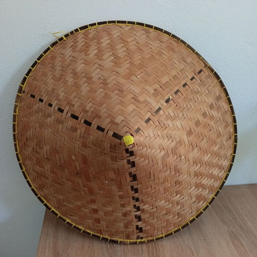 Vietnamese traditional hat used, made of bamboo