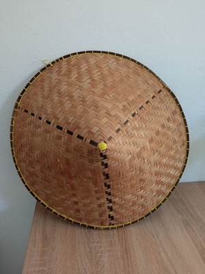 Vietnamese traditional hat used, made of bamboo